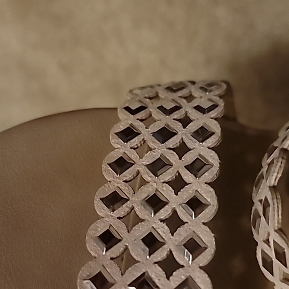 Yellow Box Wedge Sandals - Picture 6 of 8